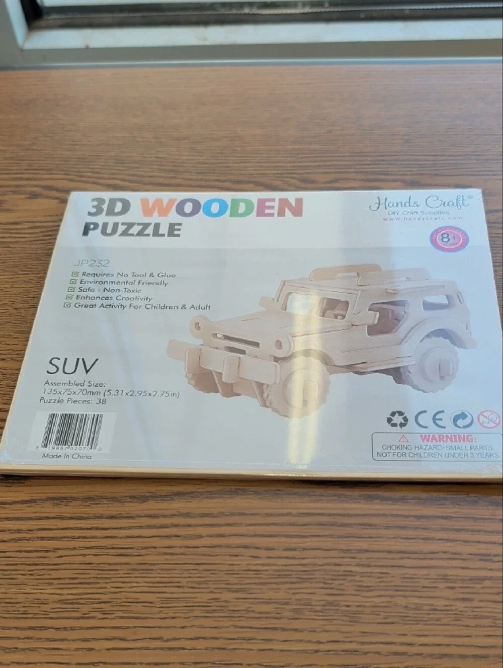 DIY 3D Wooden Puzzle - Natural Wood Military Vehicles